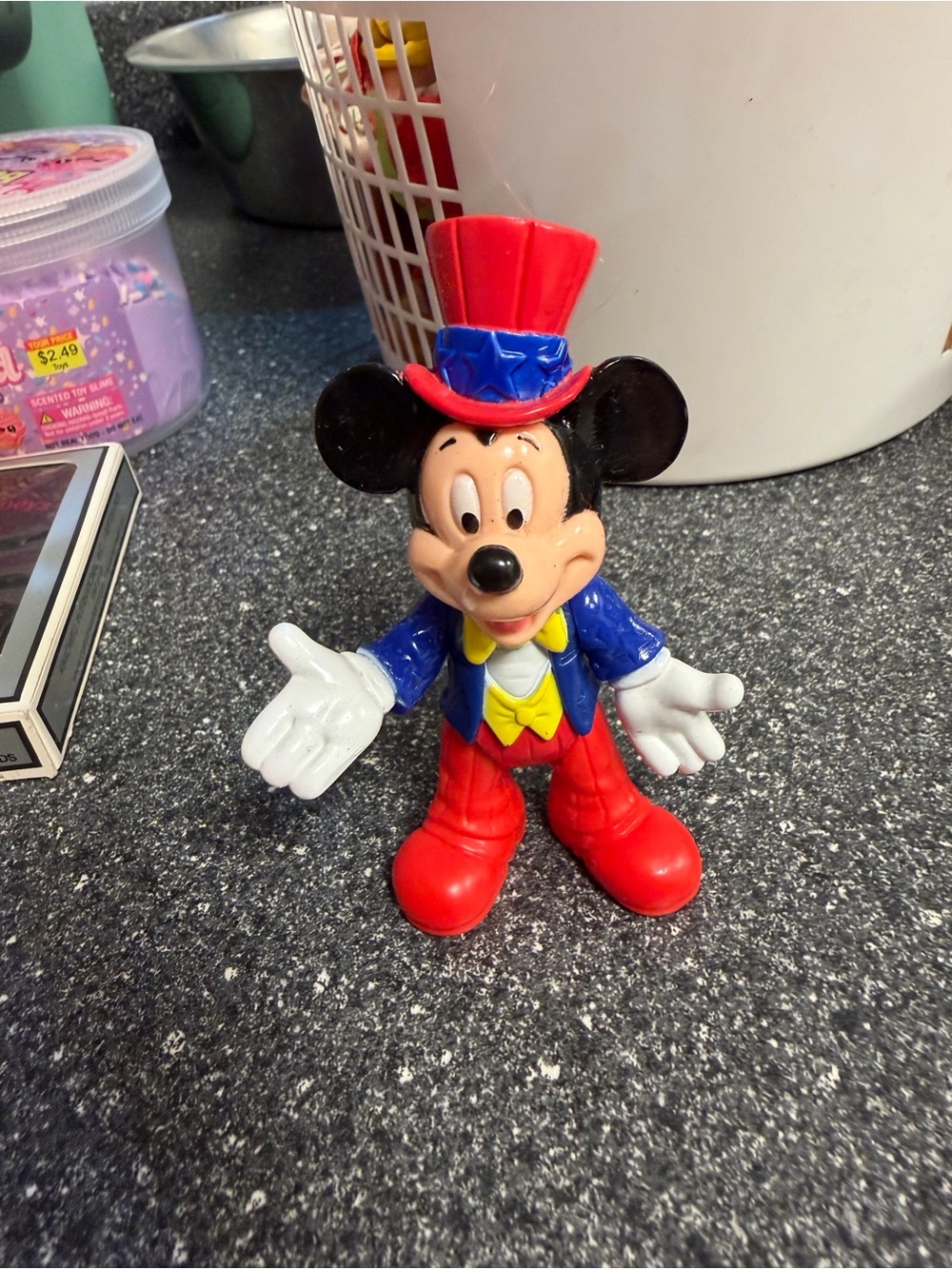 Disney Red, Blue & Yellow Mickey Mouse Figure